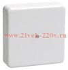 Коробка КМ41212-01 распаячная для о/п 75х75х20 мм белая (6 клемм 6мм2)