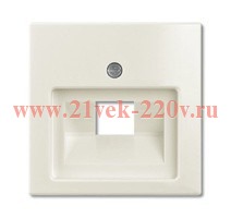 Накладка для розеток RJ11, RJ45 ABB Basic 55 слоновая кость (1803-92)