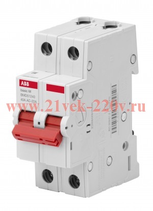 ABB Basic M Выключатель нагрузки 2P, 16A, BMD51216