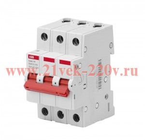 ABB Basic M Выключатель нагрузки 3P, 63A, BMD51363