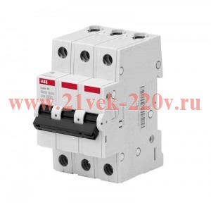 ABB Basic M Автоматический выключатель 3P, 63A,C, 4,5кА, BMS413C63