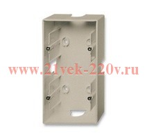 Коробка для накладного монтажа 2 поста ABB Basic 55 цвет шампань (1702-93)