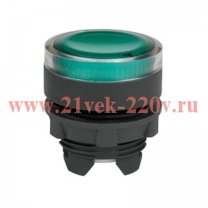 Головка кнопки OptiSignal D22 A5-PL-3 с подсветкой зел. пластик ZB5AW333 КЭАЗ 332306