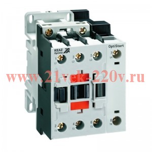 Контактор OptiStart K-F-38-22-00-Z048 с пониженным потреблением КЭАЗ 334821