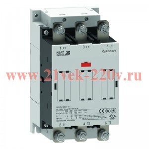 Контактор OptiStart K-AF-160-30-00-E024 с катушкой AC/DC с электронным управлением КЭАЗ 334931