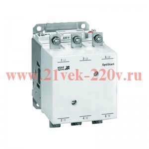 Контактор OptiStart K-FLD-400-30-00-U220 с катушкой AC/DC с защелкой КЭАЗ 335088