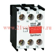 Блок контактный OptiStart K-FX-48421 фронтал. 2НО+1НЗ для F-09..(A)F-150 и FR КЭАЗ 335302