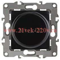 Розетка 2P 16A-250В IP20 Эра 12, чёрный 12-2105-06