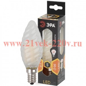 Лампа светодиодная F-LED BTW-5w-827-E14 frozed ЭРА Б0027937