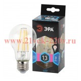 ЭРА F-LED A60-13W-840-E27 (филамент, груша, 13Вт, нейтр., Е27)