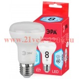 ЭРА ECO LED R63-8W-840-E27 (диод, рефлектор, 8 Вт, нейтр, E27) (10/50/1500)