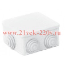 Коробка распределительная с заглушками IP44- квадратная KJBS 8080 Halogen Free Klemsan 690210