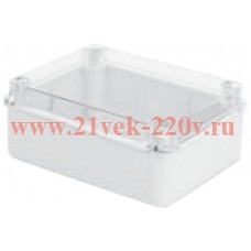 Коробка распределительная без отверстий IP67 прозр. крышка KJBT 3123 Halogen Free Klemsan 690392