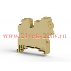 Клеммник 3-х выводной 2х10мм.кв 1х4кв.мм беж. AVK 10 RD 4 Klemsan 304280