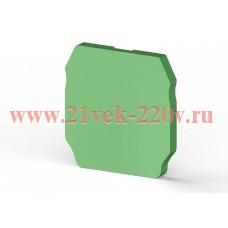 Изолятор торцевой NPP MVK T 2.5-4 зел. Klemsan 444422