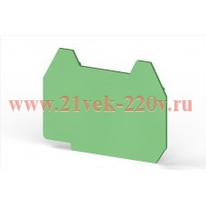 Сегмент концевой на клеммники AVK 2.5 CCT зел. NPP AVK2.5CC Klemsan 444132