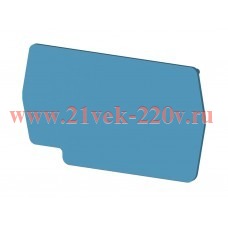 Сегмент концевой на клеммники PYK2.5 син. NPP PYK2.5 Klemsan 446441