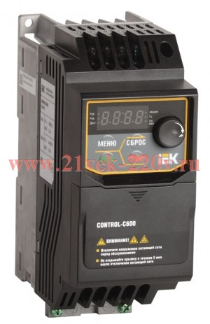 Преобразователь частоты CONTROL-C600 380В, 3Ф 1,5 kW IEK