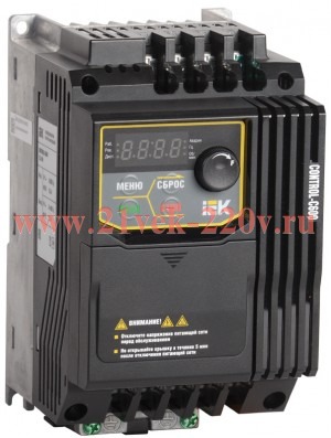 Преобразователь частоты CONTROL-C600 380В, 3Ф 2,2 kW IEK