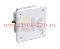 Коробка КМ41007 распаячная для твердых стен d80x40 (с крышкой)