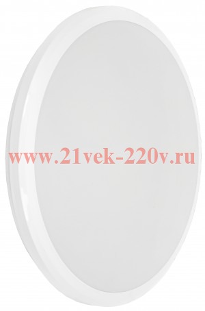 Светильник LED ДПБ 3005 24Вт IP54 4000K круг белый IEK