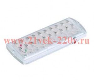 Светильник аварийный ДПА 2101, аккумулятор, 4ч, 30LED, IP20, IEK