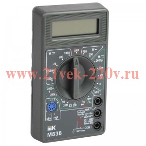 Мультиметр цифровой Universal M838 IEK