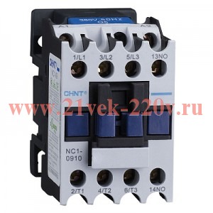 Контактор NC1-0910 9А 400В/АС3 1НО 50Гц (R) CHINT