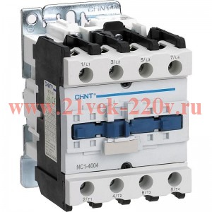 Контактор NC1-4008 40А 2НО+2НЗ 24В 50Гц (R) CHINT 222233