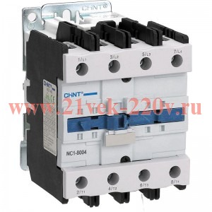 Контактор NC1-8004 80А 4P 230В 50Гц (R) CHINT 222806