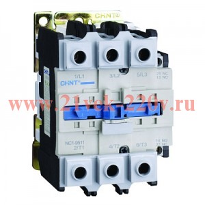 Контактор NC1-9511 95А 230В/АС3 1НО+1НЗ 50Гц (R) CHINT