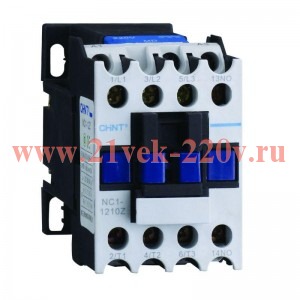 Контактор NC1-1210Z 12А DC220В 1НО (R) CHINT 221436