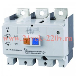 Модуль дифференциального тока NM8NL-250 4п AC RCD1 рег. ток утечки 0.03- 0.1-0.3-1А (R) CHINT 270658