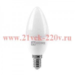 Лампа светодиодная LED-СВЕЧА-VC 11Вт 230В E14 3000К 990лм IN HOME 4690612020464