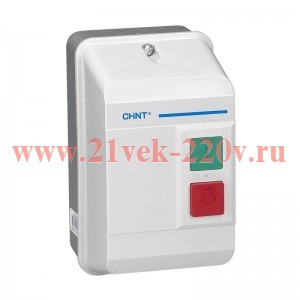 Электромагнитный пускатель в корпусе NQ3-5.5P 0.25-0.4А AC 220В IP55 (R) CHINT 496397