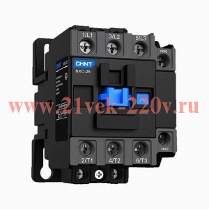 Контактор NXC-25 127 AC 1НО+1НЗ 50/60Гц (R) CHINT 925731