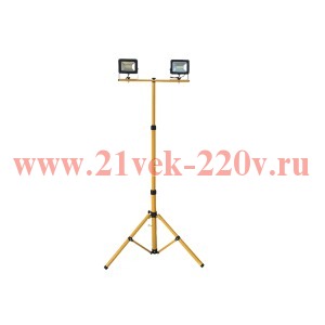 Два светодиодных прожектора на стойке FL-LED Light-PAD STAND 2x100W Grey 4200К 17000Лм 2x100Вт FOTON