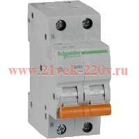 Автоматический выключатель Schneider Electric ВА63 1п+н 10A C 4,5 кА