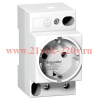 Розетка щитовая iPC Schneider Electric DIN 2П+T 16A 250В