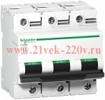 Автоматический выключатель Schneider Electric Acti 9 C120N 3П 80A C 10кА 4,5 модуля (автомат)