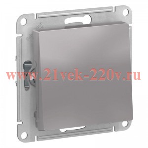 Выключатель 1-кл. AtlasDesign Aqua IP44 (сх.6) 10AX механизм алюм. SE ATN440361