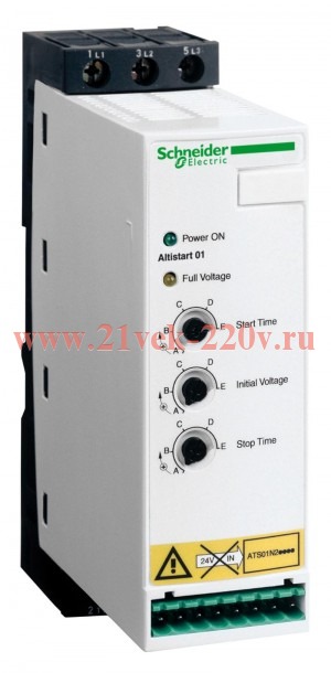 Устройство плавного пуска Schneider Electric ATS01 32A 15кВт 380-415В