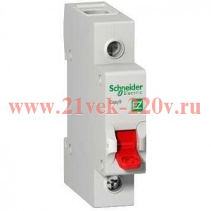 Выключатель нагрузки (модульный рубильник) Easy9 1П 80А 230В Schneider Electric