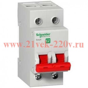 Выключатель нагрузки (модульный рубильник) Easy9 2П 100А 230В Schneider Electric