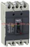 Автоматический выключатель Schneider Electric EZC100N 80A 18кА/380В 3П3T (автомат)