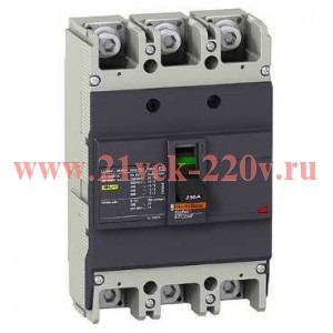 Автоматический выключатель Schneider Electric EZC250F 160A 18 кА/400В 3П3Т (автомат)