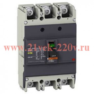 Автоматический выключатель Schneider Electric EZC250N 125A 25 кА/400В 3П3Т (автомат)