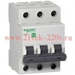 Автоматический выключатель Schneider Electric EASY 9 3П 6А B 4,5кА 400В