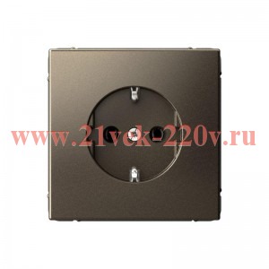 Розетка ArtGallery 2P+E 16А мокко Systeme Electric