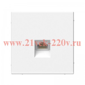 Розетка одинарная компьютерная RJ45 ArtGallery категория 6А лотос Systeme Electric